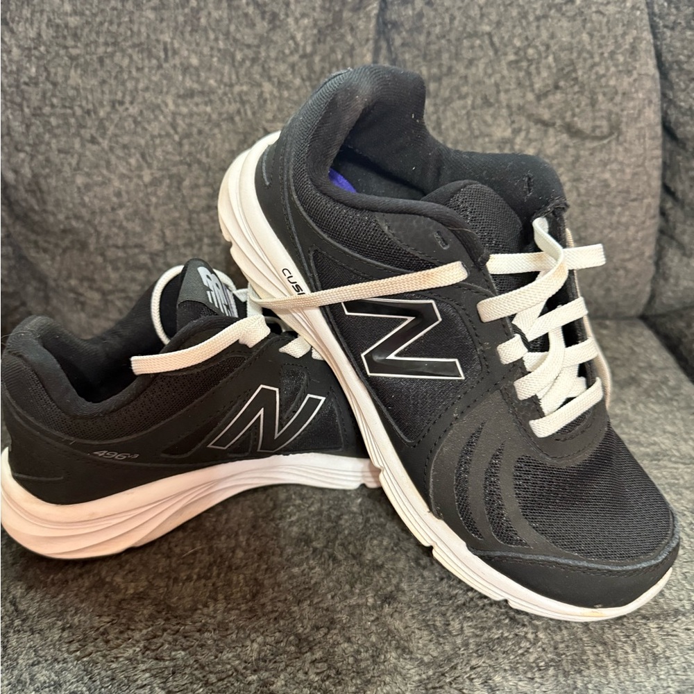 New Balance Classic Black and White Running Shoes